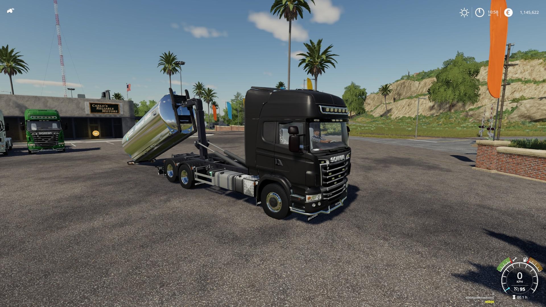 Scania R730 Hooklift v1.0.0.0 - FS 19 Trucks - Farming Simulator 2019