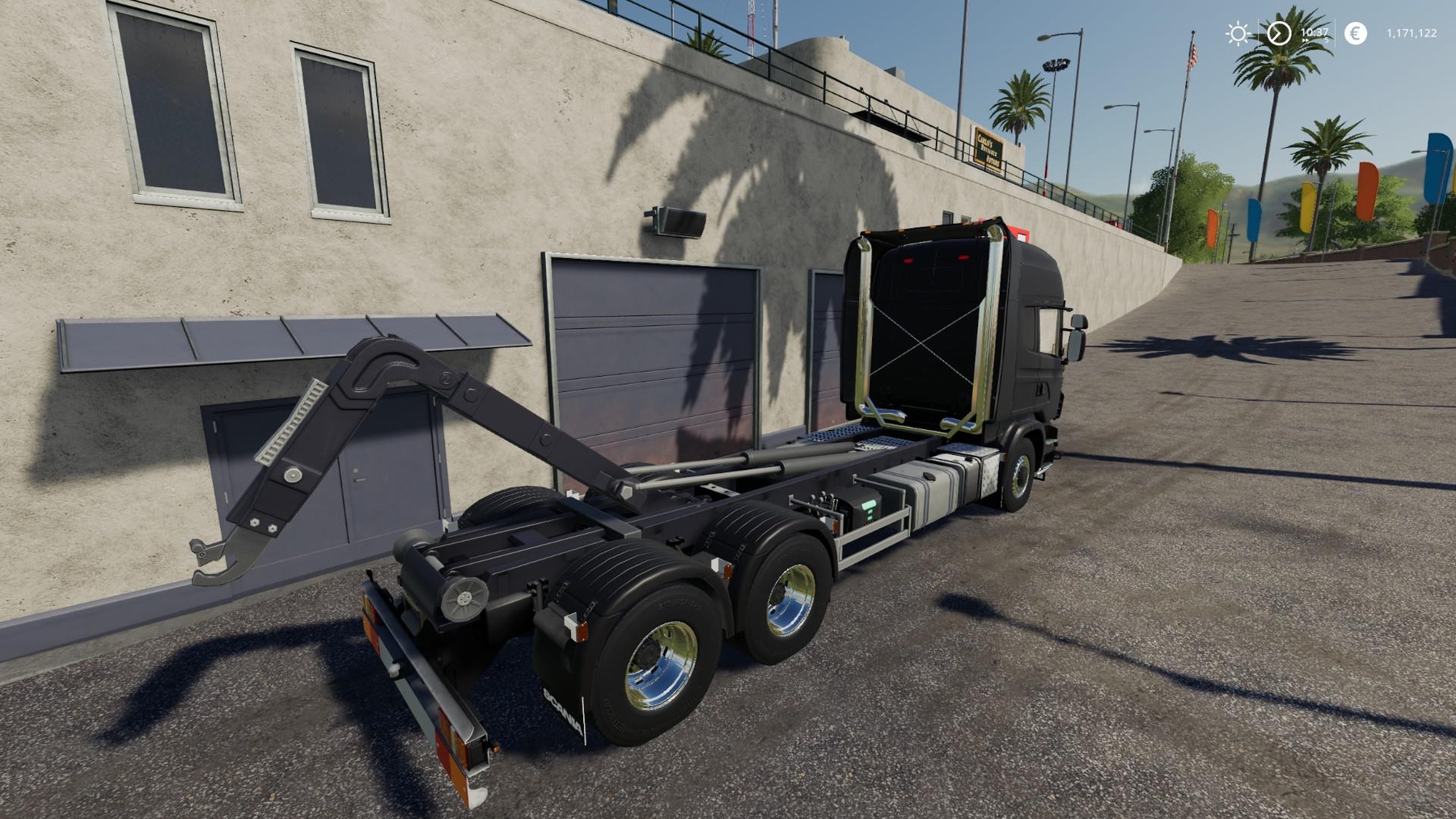 Scania R730 Hooklift v1.0.0.0 - FS 19 Trucks - Farming Simulator 2019
