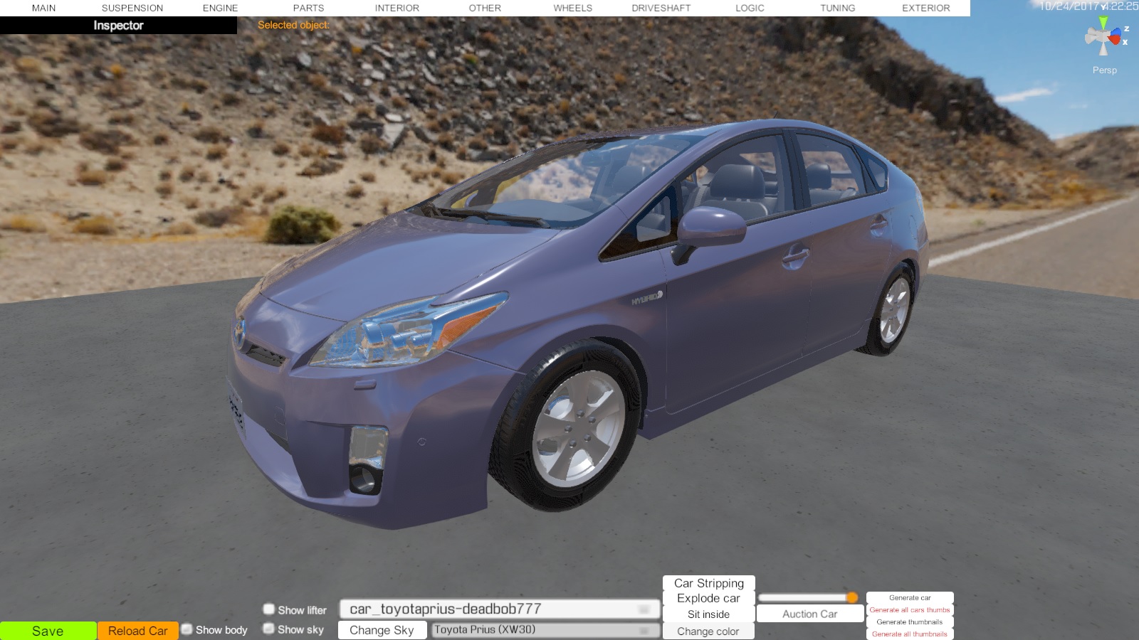 Toyota prius simulator