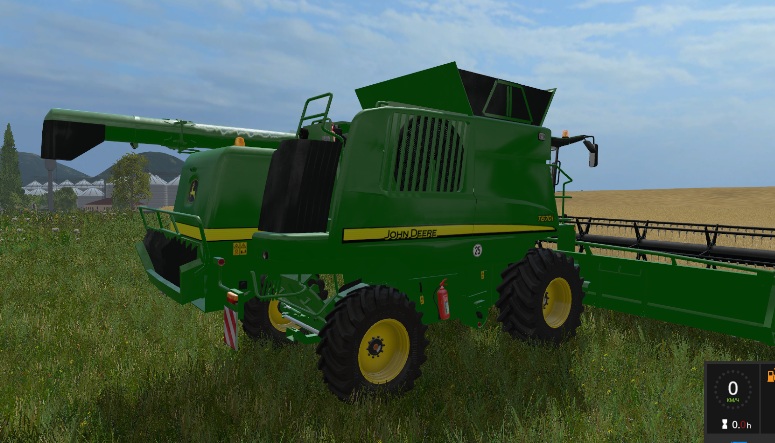 JOHN DEERE T670I - FS 17 Combines - Farming Simulator 2017 - Mods ...