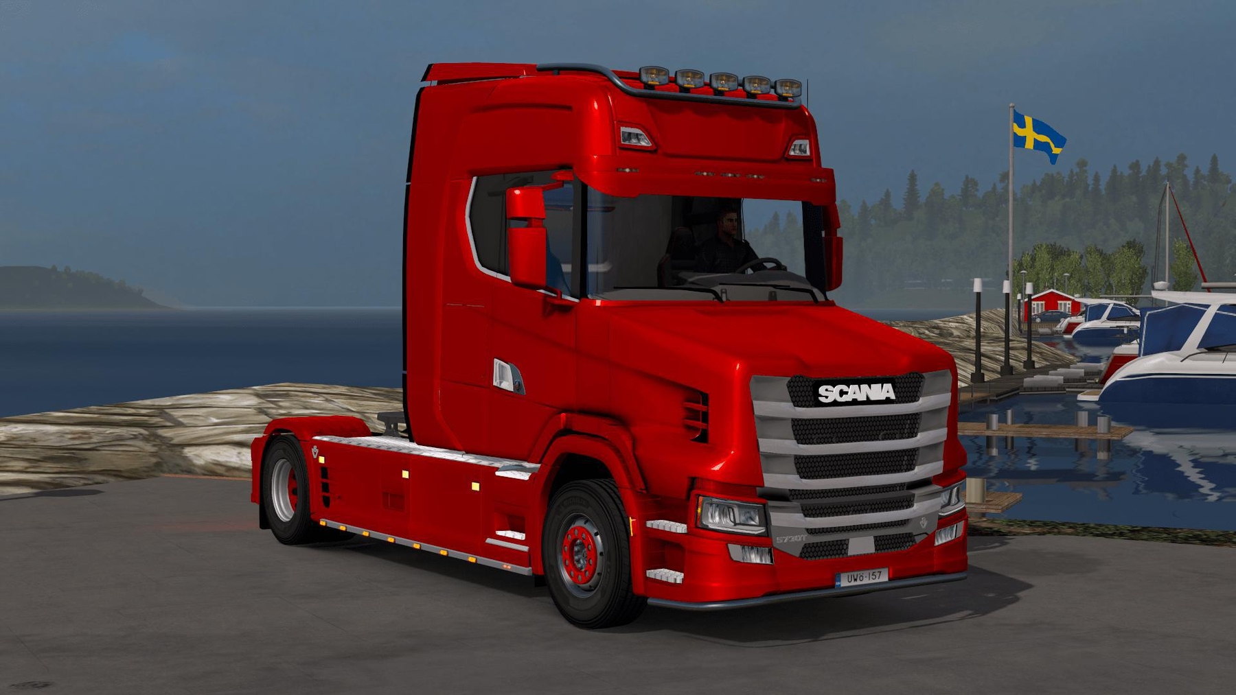 Euro truck simulator 2 mods scania v8 - retymidnight
