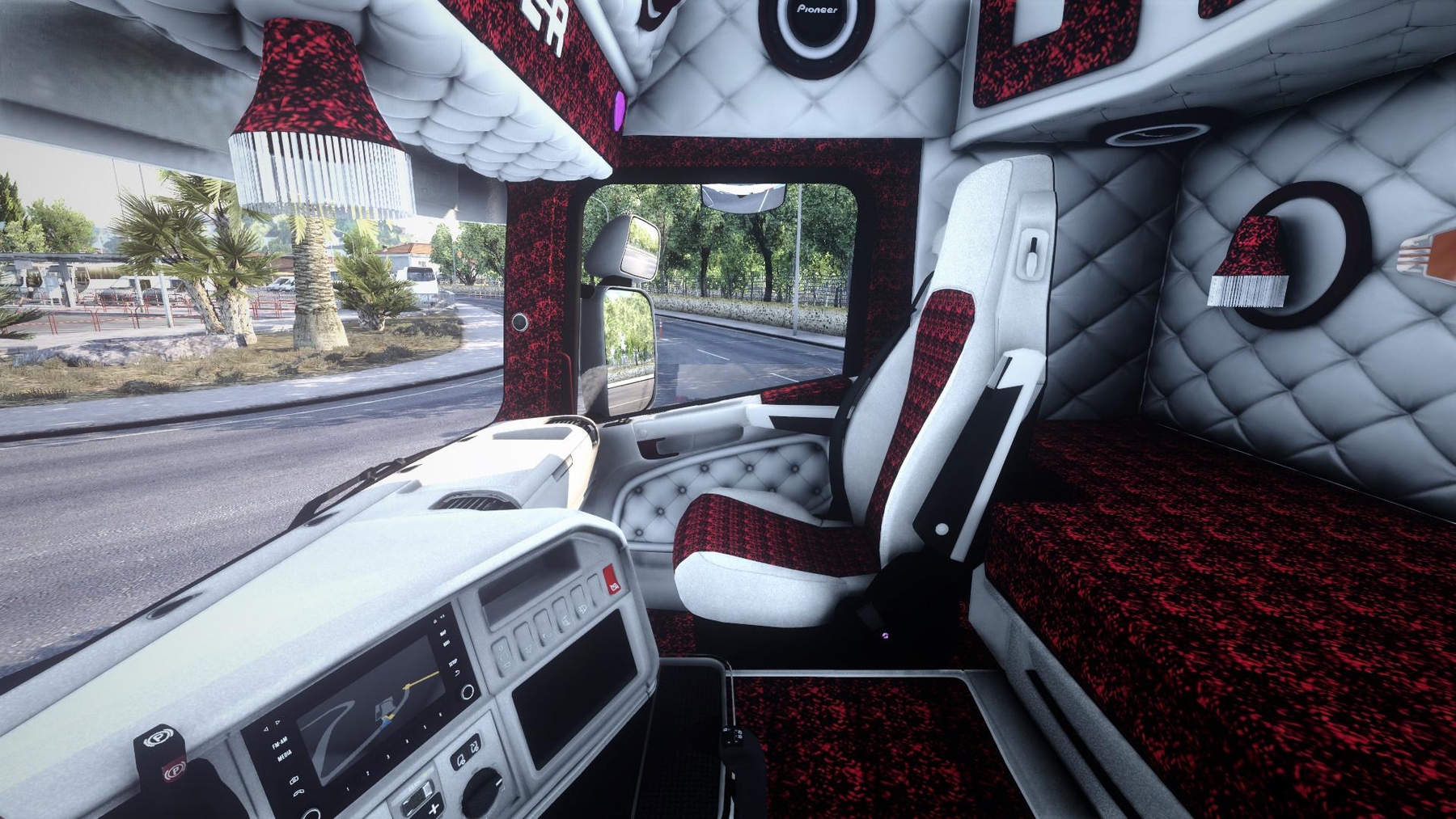 SCANIA RJL WHITE HOLLAND INTERIOR [1.40] - ETS 2 Others Modifications