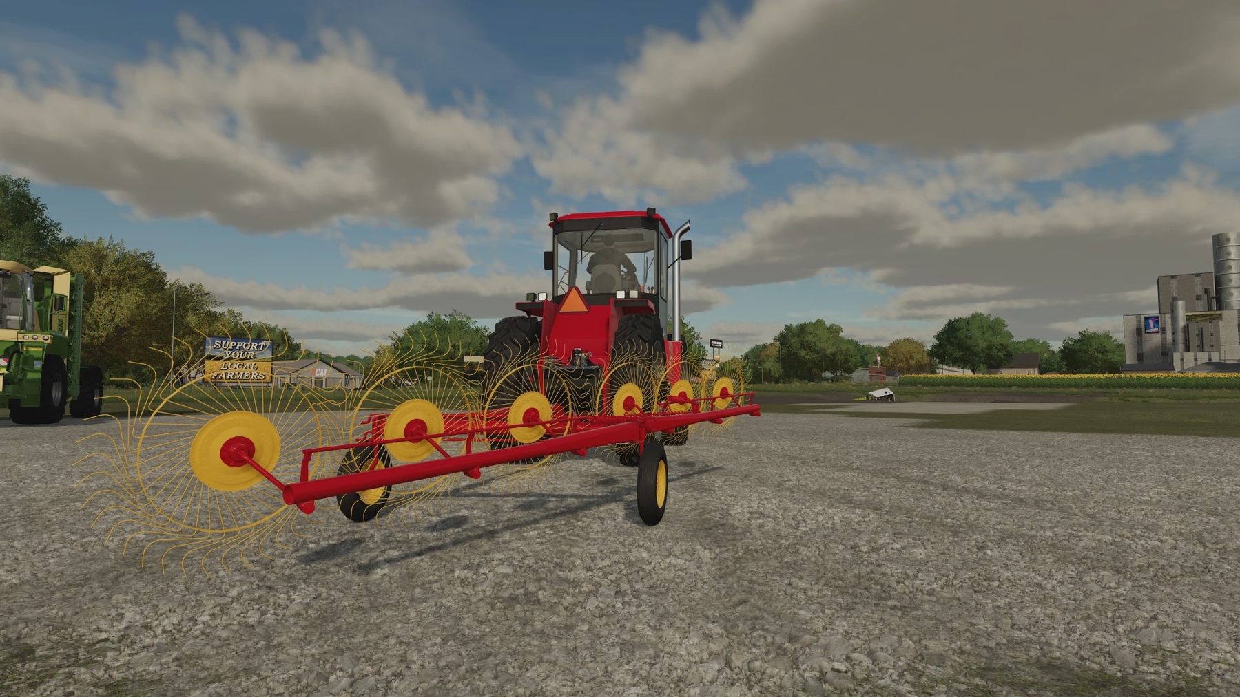 1978 6 wheel hay rake v1.0 FS 22 Tedders Farming Simulator 22