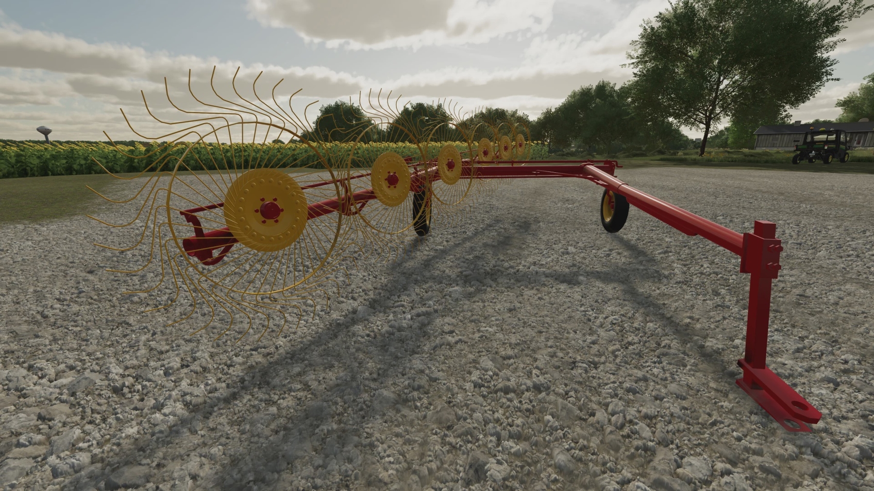 1978 6 wheel hay rake v1.0 FS 22 Tedders Farming Simulator 22