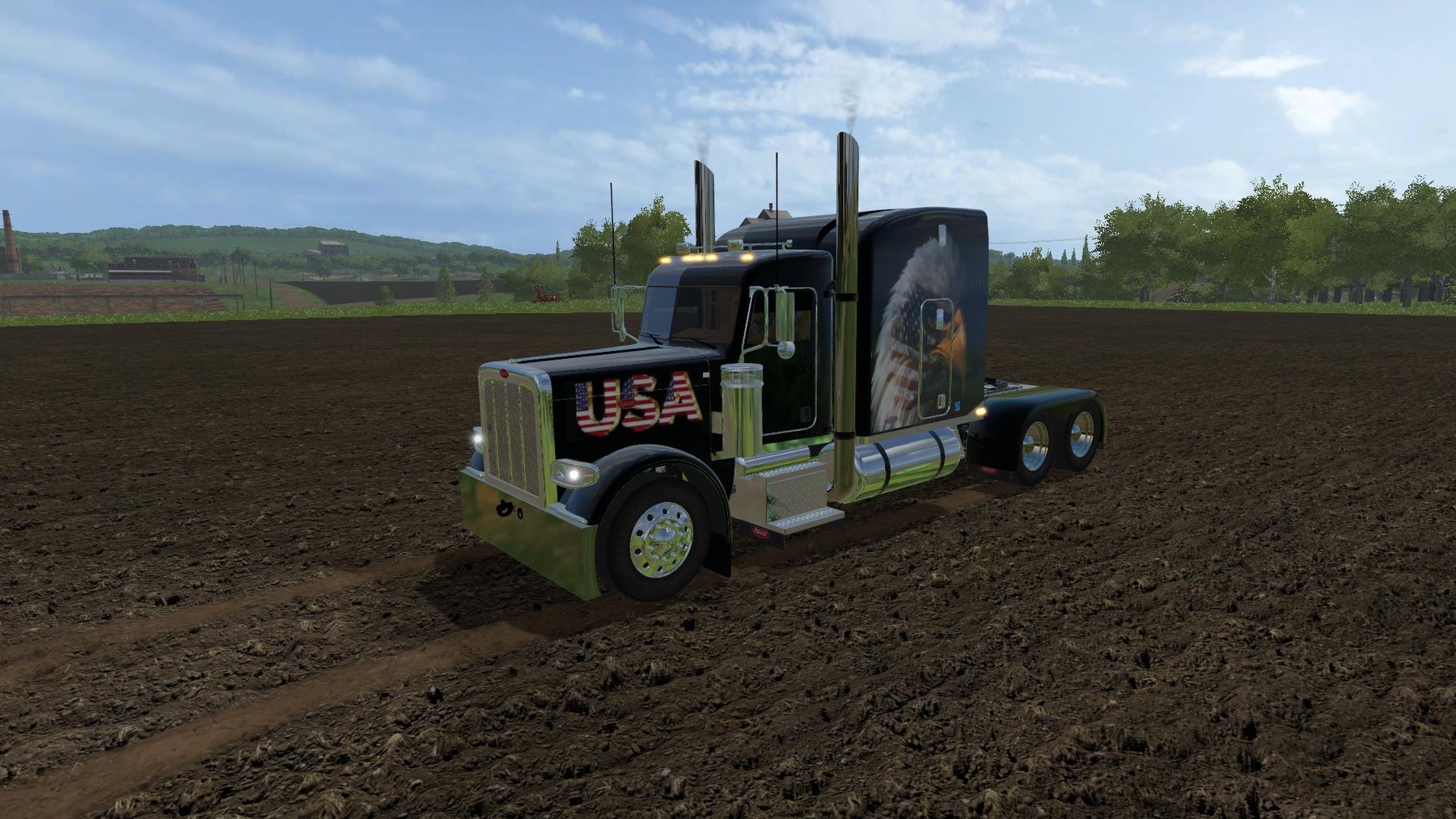 USA TRUCK & TRAILOR V1.0 - FS 17 Trucks - Farming Simulator 2017 - Mods