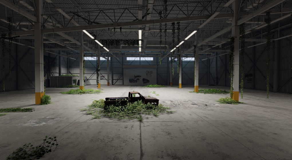 Abandoned Garage 1.0 - BeamNG.drive Maps - BeamNG.drive - Mods - Mods