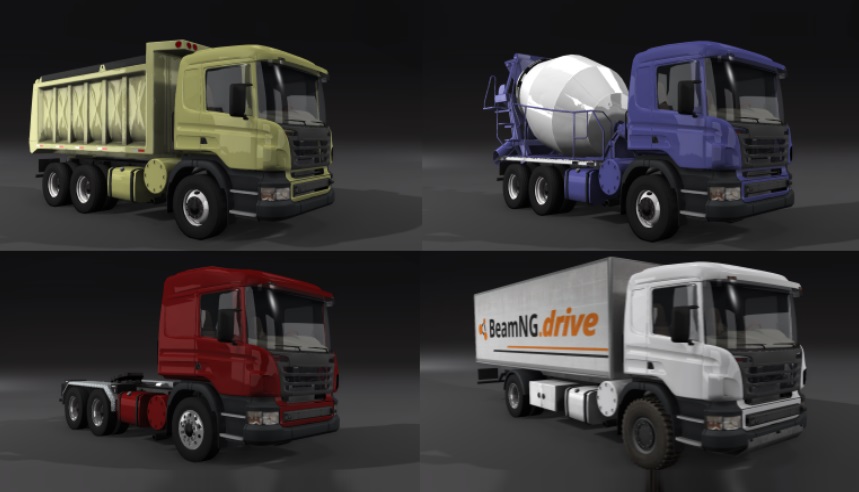 Semi Euro Truck 0.6 - BeamNG.drive Vehicles - BeamNG.drive - Mods
